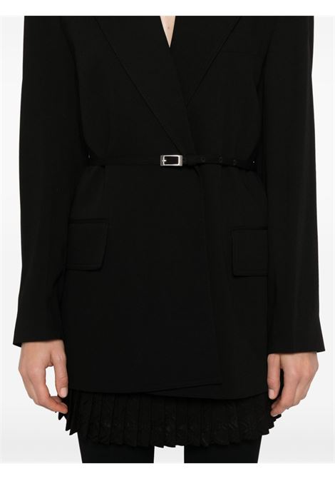 Blazer strutturato con cintura in nero Acne Studios - donna ACNE STUDIOS | AH0294900